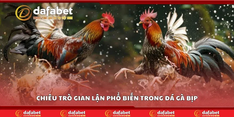 Chiêu trò gian lận phổ biến trong đá gà bịp